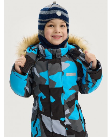 Комбинезон 8з0925 голубой/черный