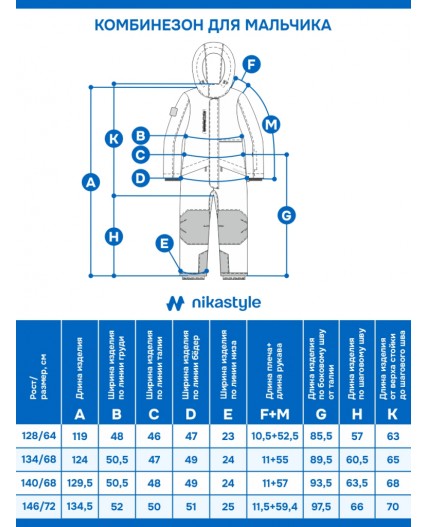 Комбинезон 8з3525 деним/графит