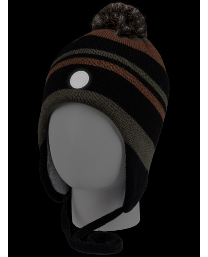 Шапка 11з15425 черный/полынь