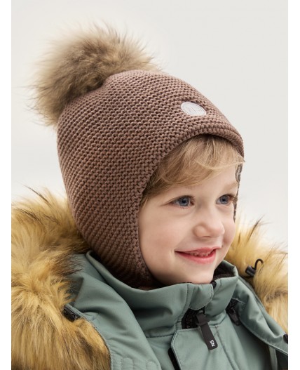 Шапка 11з15525 кофе