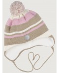 Шапка 11з15425 беж/светло-розовый