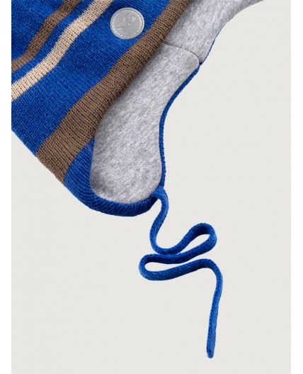 Шапка 11з15425 электрик/кофе