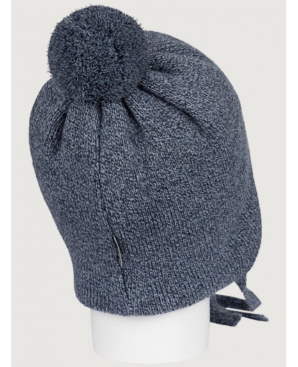 Шапка 11з15425 серо/голубой