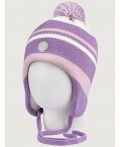 Шапка 11з15425 фиалка/светло-розовый