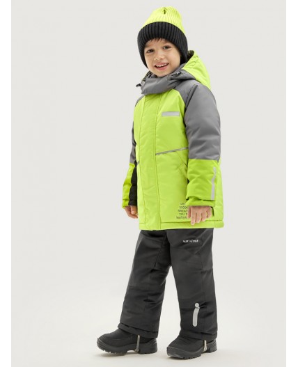 Костюм 7з5325 салат/черный