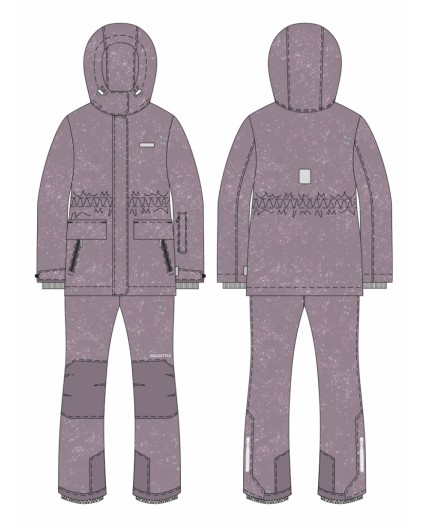 Костюм 7з4425 орхидея/розовый