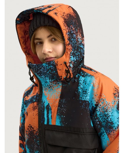 Комбинезон 8з1525 оранж/черный