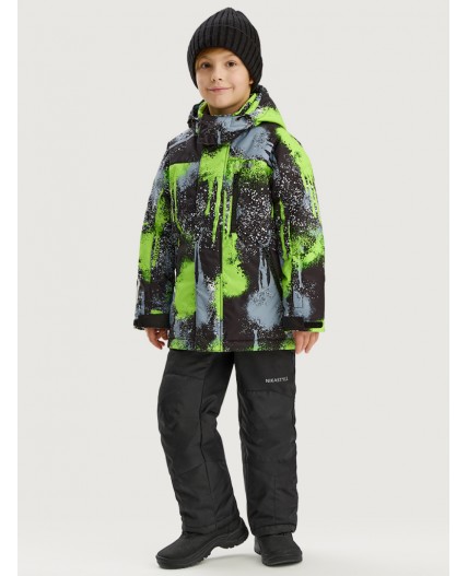 Костюм 7з1725 салат/черный