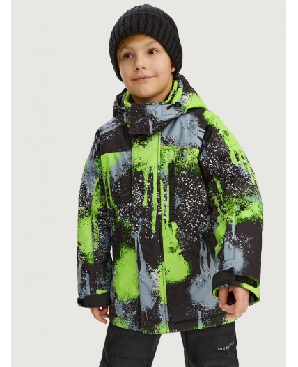 Костюм 7з1725 салат/черный