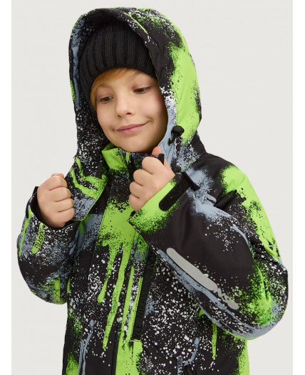 Костюм 7з1725 салат/черный