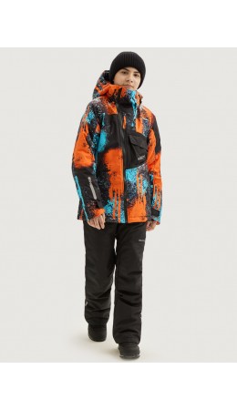 Костюм 7з1925 оранж/черный