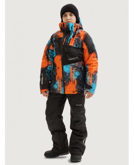 Костюм 7з1925 оранж/черный