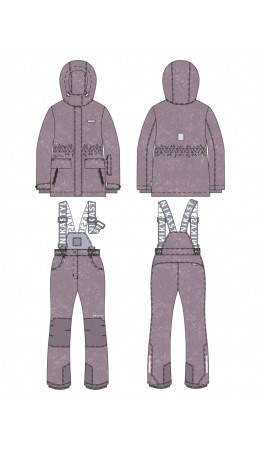 Костюм 7з4225 орхидея/розовый