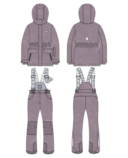 Костюм 7з4225 орхидея/розовый