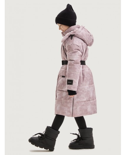 Пальто 6з7425 пудра