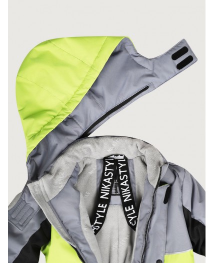 Комбинезон 8з4725 салат/сталь