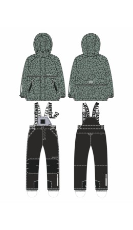 Костюм 7з2725 полынь/черный