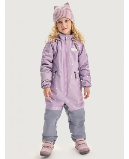 Комбинезон 8м0826 пудра/светло-серый
