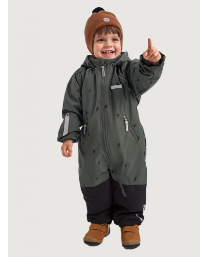 Комбинезон 8м0526 хаки/черный