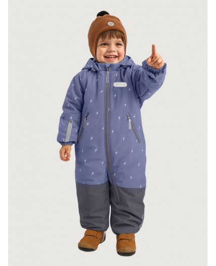 Комбинезон 8м0526 деним/серый