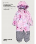 Комбинезон 8м2826 розовый/светло-серый