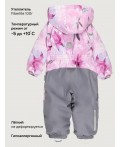 Комбинезон 8м2826 розовый/светло-серый