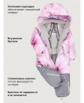 Комбинезон 8м2826 розовый/светло-серый