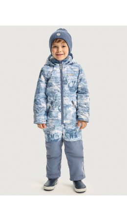Комбинезон 8м1326 деним/серый
