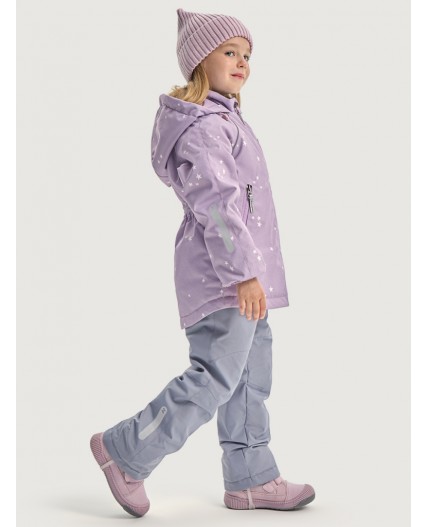 Костюм 7м1026 пудра/светло-серый