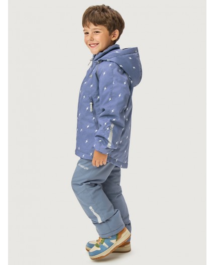 Костюм 7м0926 деним/серый