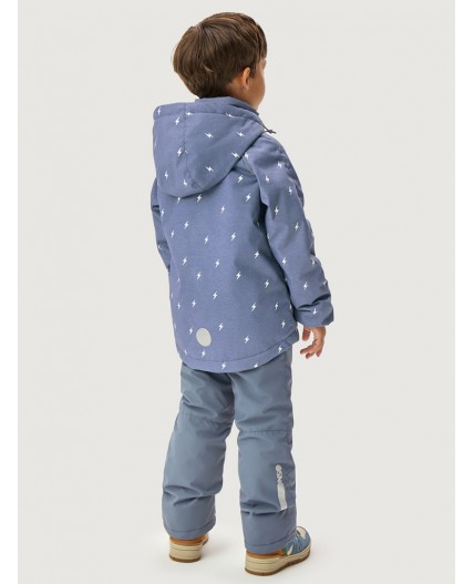 Костюм 7м0926 деним/серый