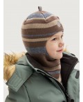 Балаклава 10з15225 кофе/серо-голубой