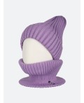 Комплект шапка и снуд 12з17725 цикламен