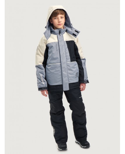 Костюм 7з5725 сталь/черный