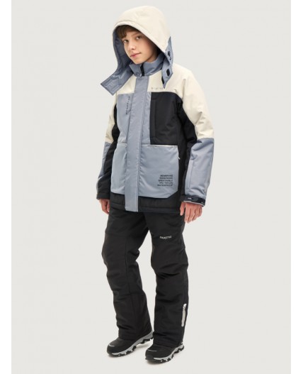 Костюм 7з5725 сталь/черный