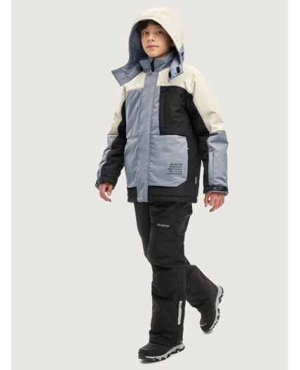 Костюм 7з5725 сталь/черный