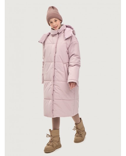 Пальто 6з9425 пудра