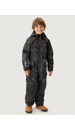 Комбинезон 8м1726 антрацит/черный