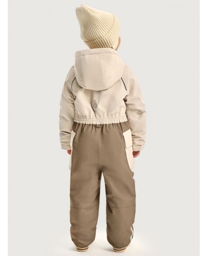 Комбинезон 8м8626 кешью/капучино