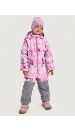Комбинезон 8м3026 розовый/светло-серый