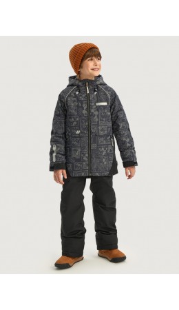 Костюм 7м2126 графит/черный