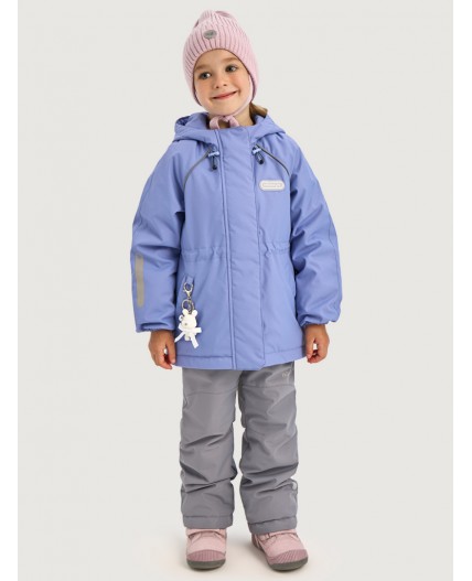 Костюм 7м1826 лаванда/светло-серый