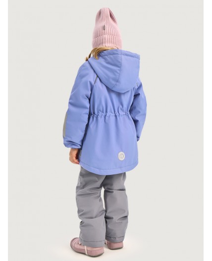 Костюм 7м1826 лаванда/светло-серый