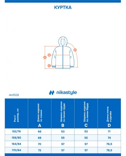 Куртка 4м5526 деним/фисташка