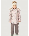 Костюм 7з1026 пудра/кофе