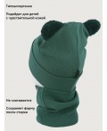 Комплект шапка и снуд 12л22726 изумруд