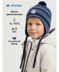 Шапка 11м20726 джинс/неви