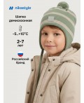 Шапка 11м20726 мох/беж