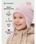Шапка 11м20626 пудра