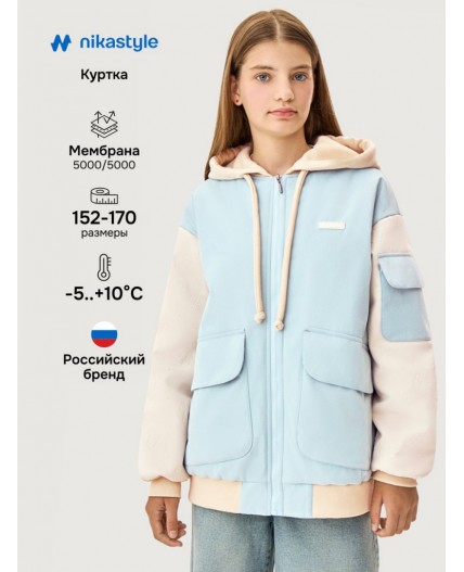 Куртка 4м5826 мята/кешью